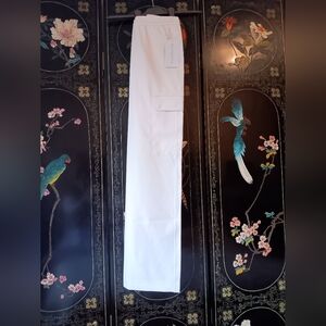 Athleta Cream Cargo Pants